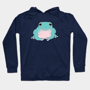 Whites Tree Frog or Australian Green Tree Frog, Blue Coloration Hoodie